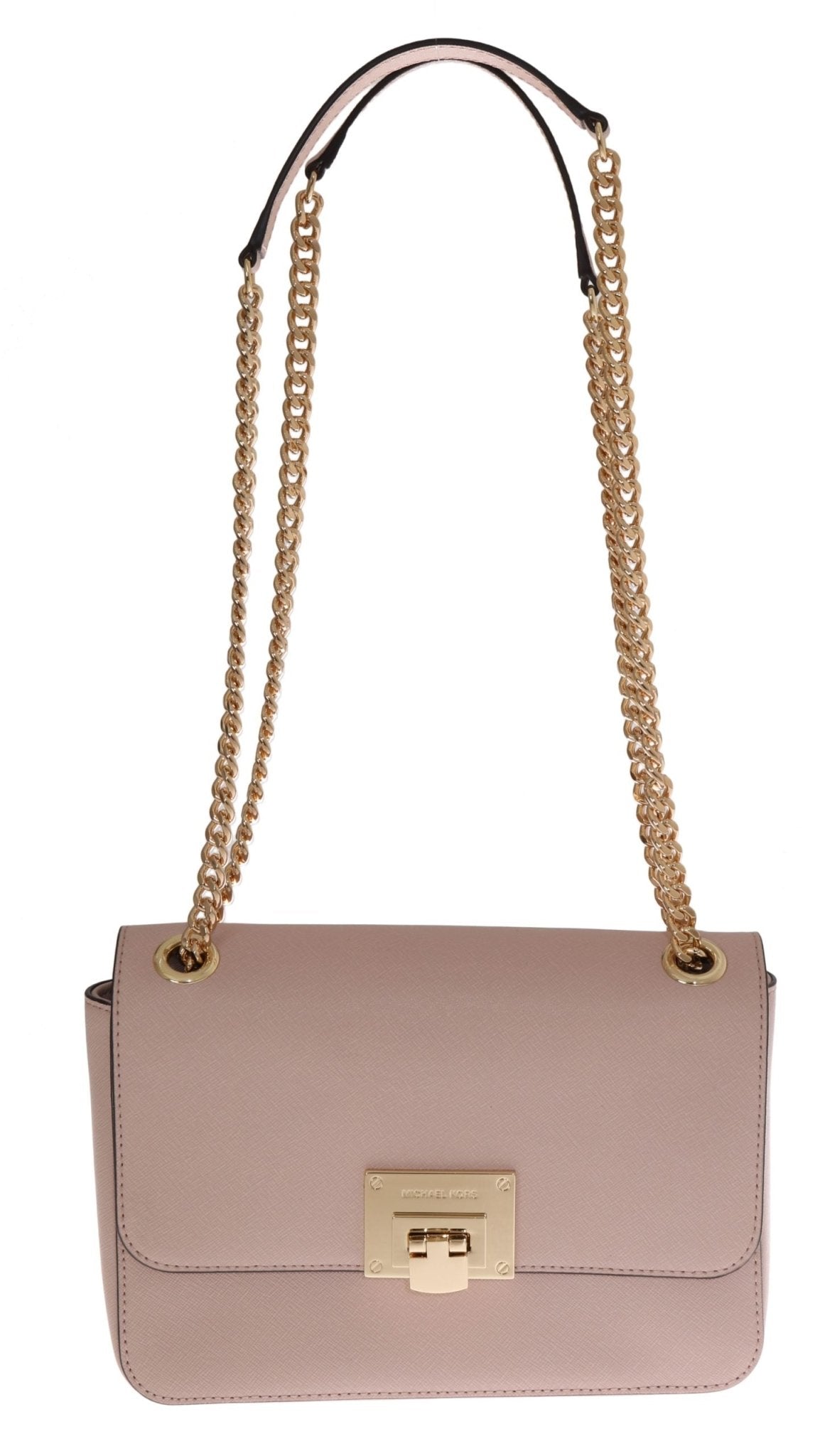 Michael Kors Pink Tina Leather Shoulder Bag - Fizigo